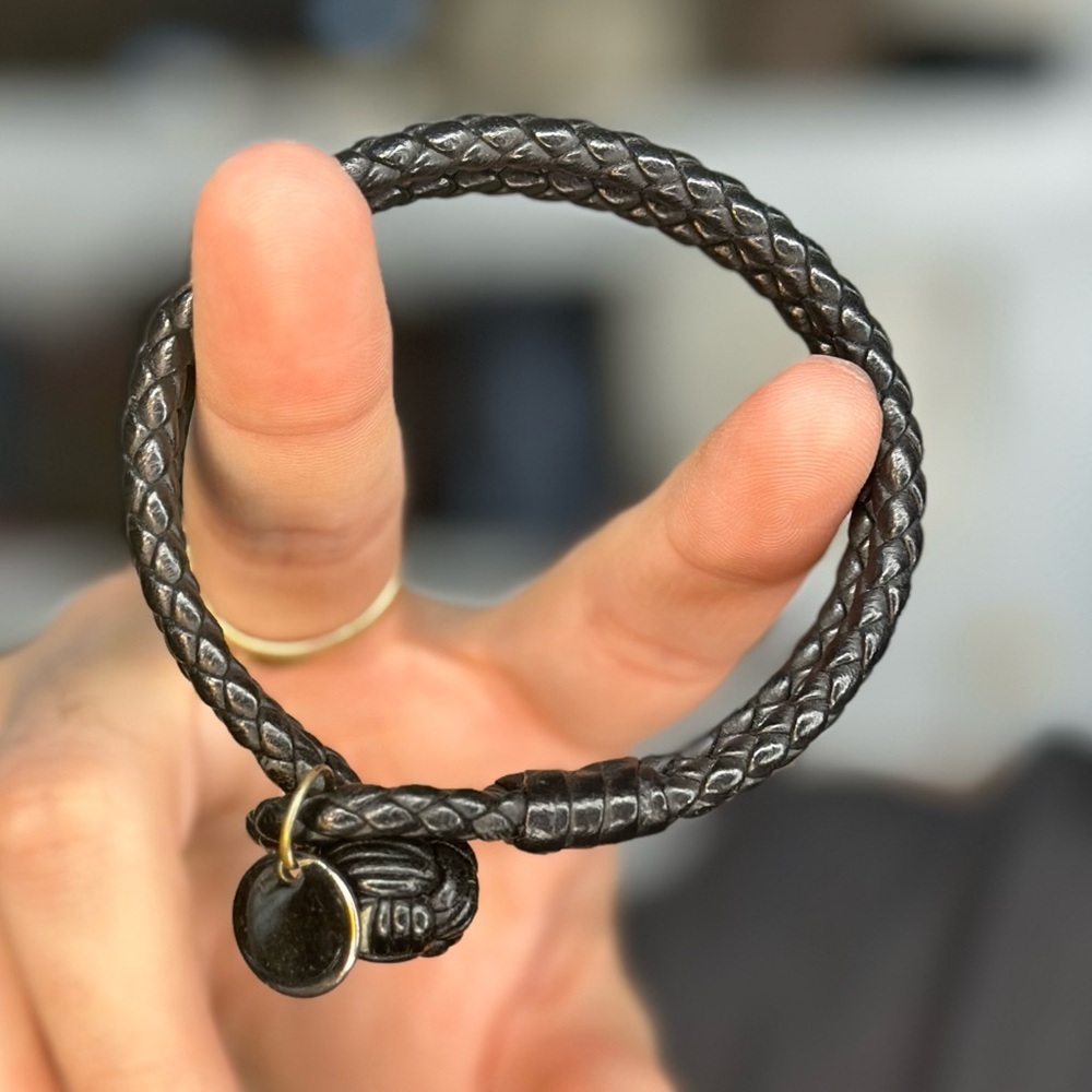 Bottega Veneta Double Wrap Bracelet